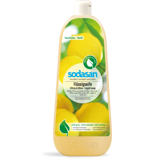 Жидкое мыло бактерицидное Sodasan