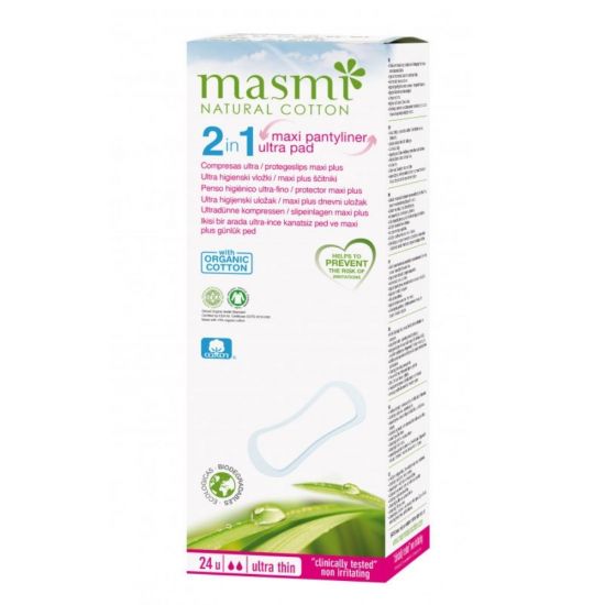 Ежедневные прокладки Maxi Plus 2в1 Masmi