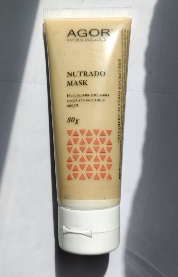 Маска для всех типов кожи лица Nutrado mask Agor