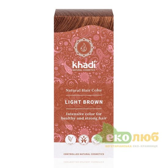 Краска для волос Светло-коричневый Light Brown Khadi