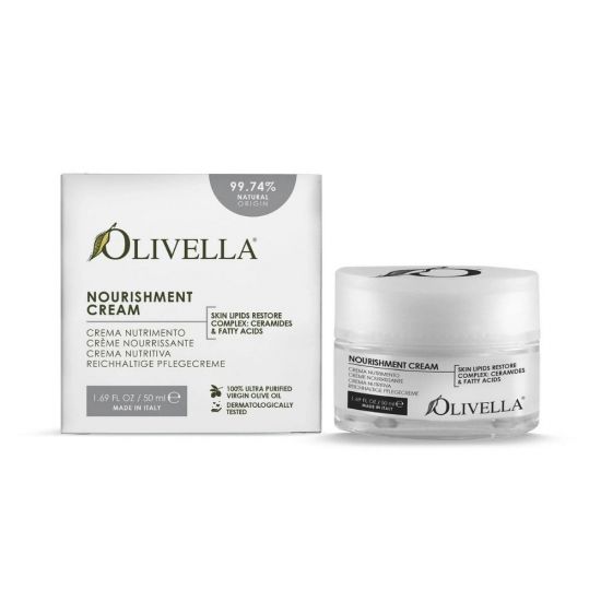 Крем для лица питательный на основе оливкового масла Olivella