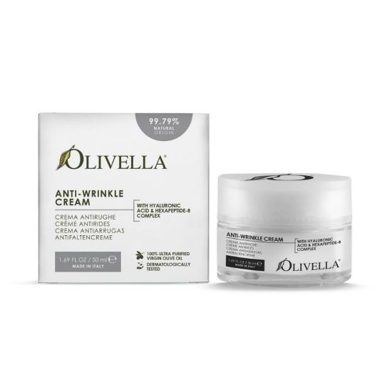 Крем для лица против морщин на основе оливкового масла Olivella