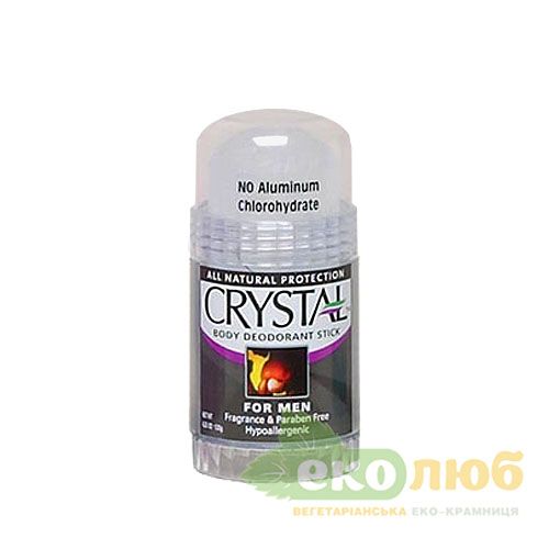 Твердый натуральный дезодорант для мужчин Crystal