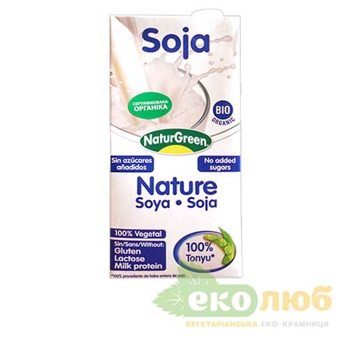 Молоко из сои без сахара NaturGreen