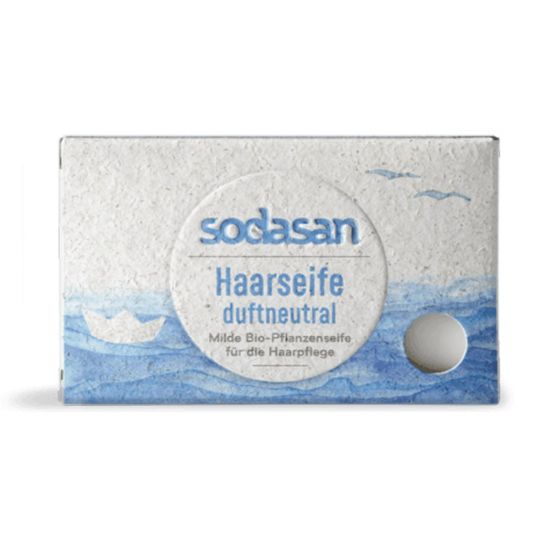 Мыло-шампунь для волос не ароматизированное Sodasan