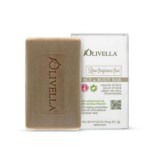 Мыло твердое для лица и тела на основе оливкового масла Неароматизированное Olivella